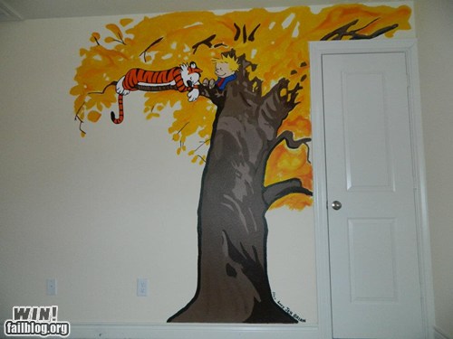 Calvin & Hobbes Mural WIN