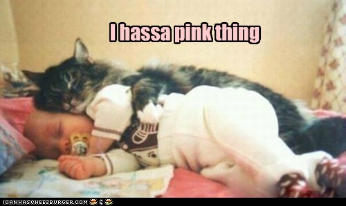 I hassa pink thing
