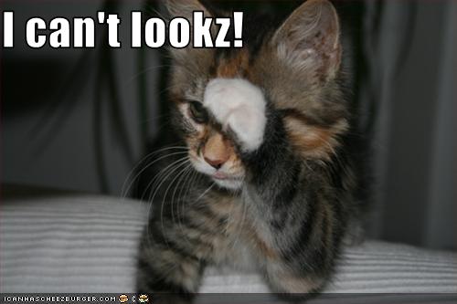 I can't lookz!