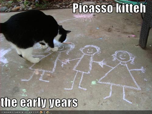Picasso kitteh  the early years