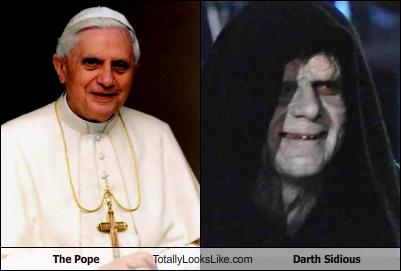 The Pope Totally Looks Like Darth Sidious