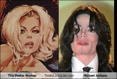 This Poster Woman Totally Looks Like Michael Jackson