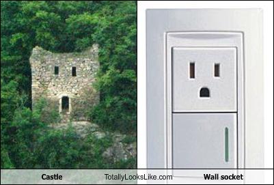 Castle Totally Looks Like Wall socket