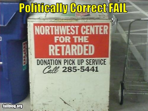 Political Correctness Fail