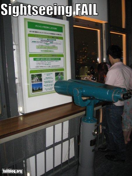 Sightseeing Fail
