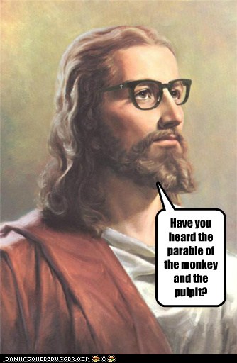 Hipster Jesus preaching things you've probably never heard about