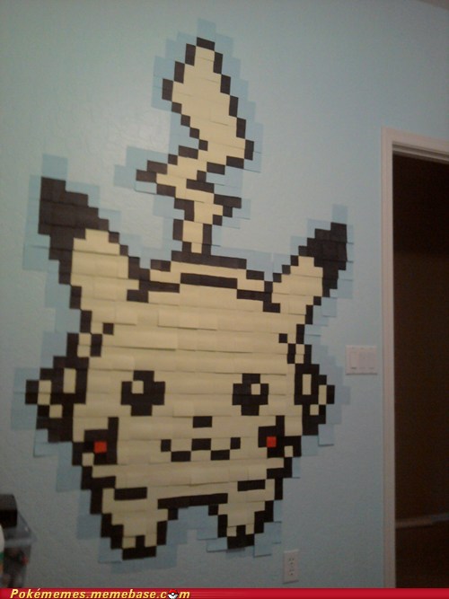 Post-it Pikachu