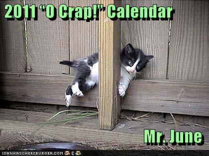 2011 “O Crap!” Calendar  Mr. June