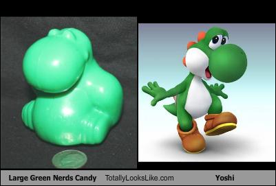 Large Green Nerds Candy Totally Looks Like Yoshi