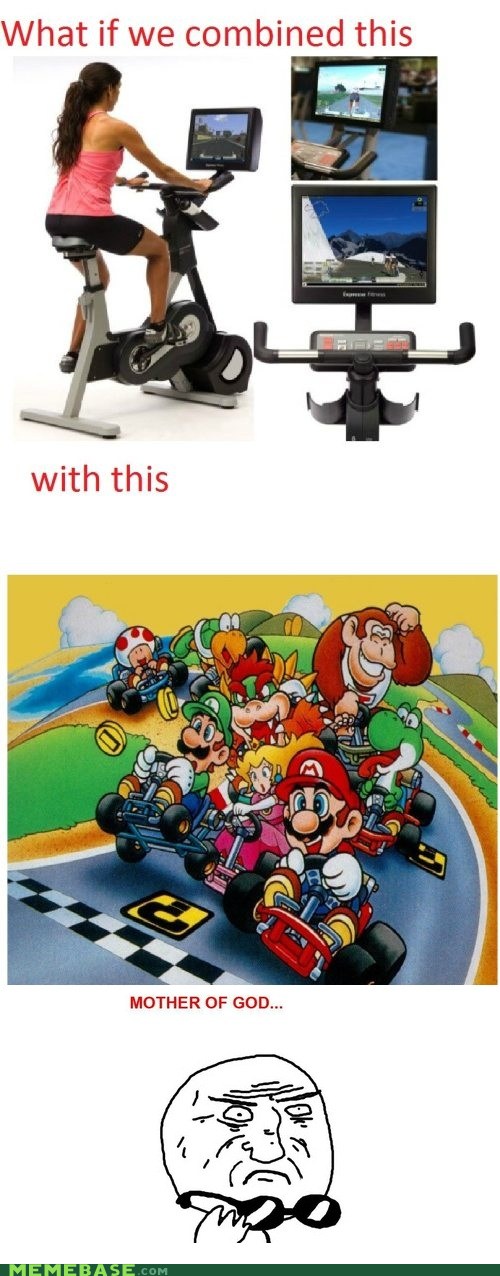 MarioKart Exercise Bike