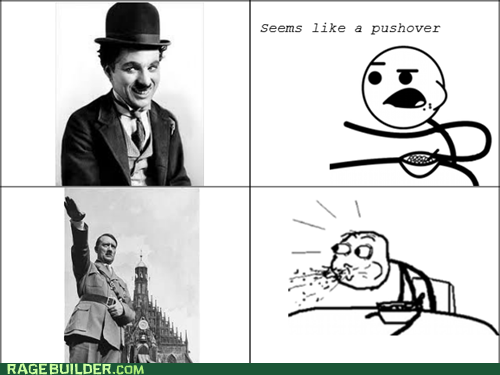 Chaplin/Hitler Cereal Guy