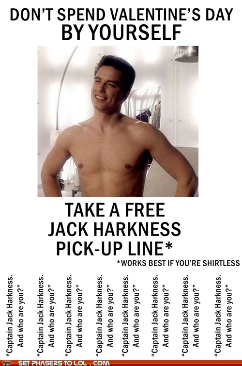 Free Jack Harkness Pick-Up Line