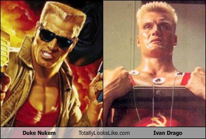Duke Nukem Totally Looks Like Ivan Drago (Dolph Lundgren)