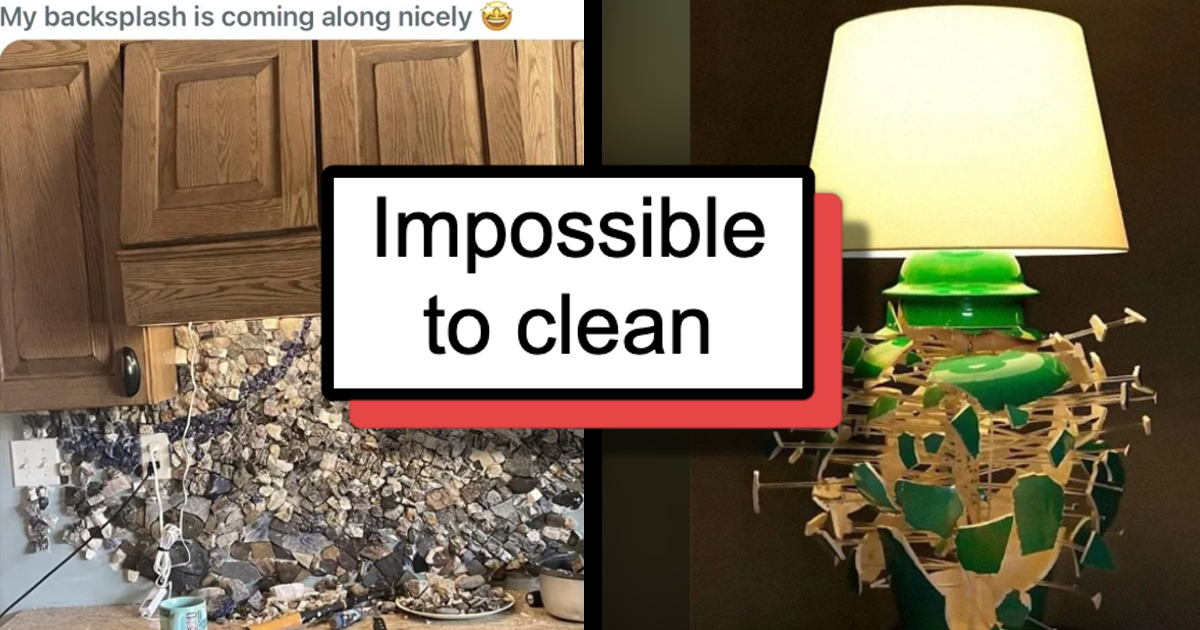 20 Poorly Designed Items That Are Almost Impossible To Clean FAIL