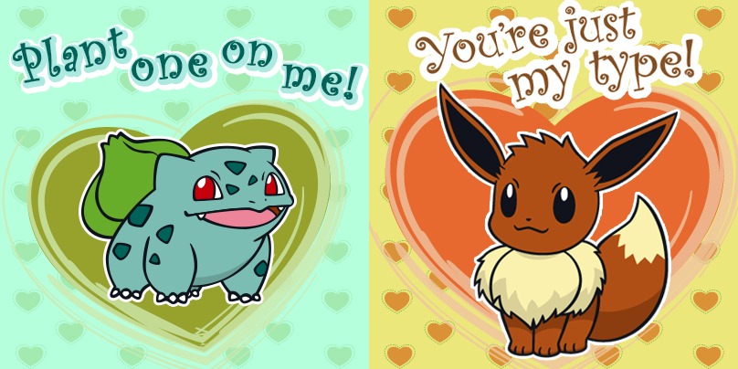 The Pok Mon Company Has Released Their Own Pok Mon Valentines And They