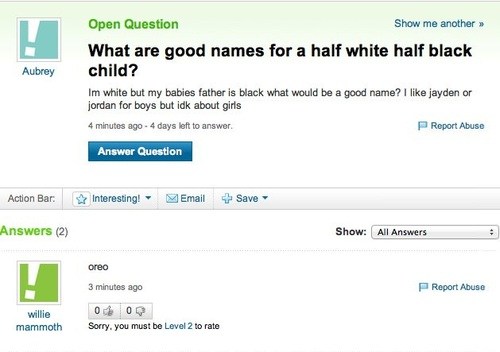 If You Were Looking for a Serious Answer, You Came to the Wrong Place