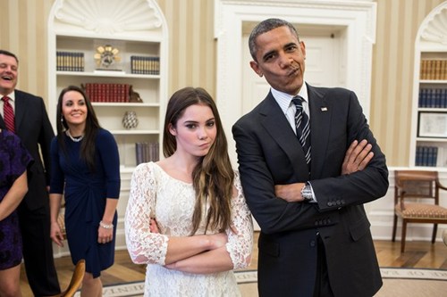 McKayla Maroney Is Not Impressed with President Obama's Knowledge of Internet Memes McKayla Maroney Is Not Impressed with President Obama's Knowledge of Internet Memes