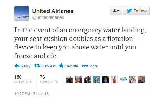 twitter,twitter trolling,united airlanes,fake twitter accounts,parody accounts,airplanes,united airlines,flying,monday thru friday,failbook