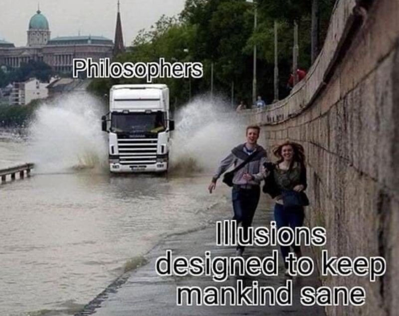 பம் Philosophers Illusions designed to keep mankind sane