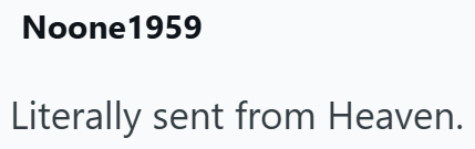 Noone 1959 Literally sent from Heaven.