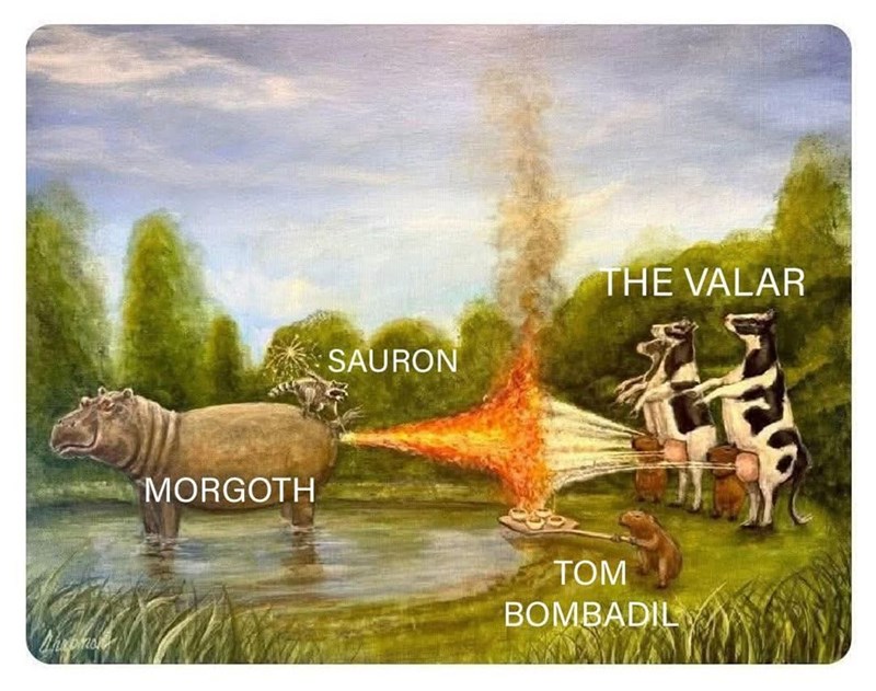 Chapho MORGOTH SAURON THE VALAR TOM BOMBADIL