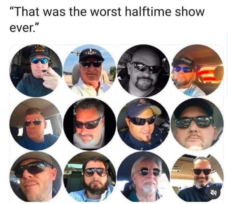 "That was the worst halftime show ever."