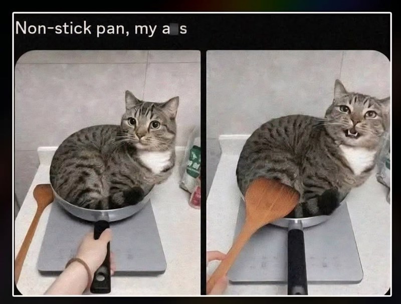 Non-stick pan, my a s