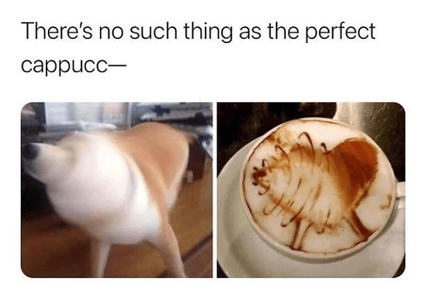 There's no such thing as the perfect cappucc―