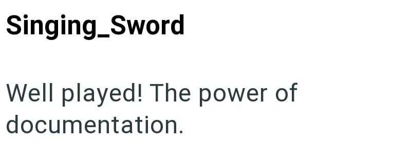 Singing_Sword Well played! The power of documentation.