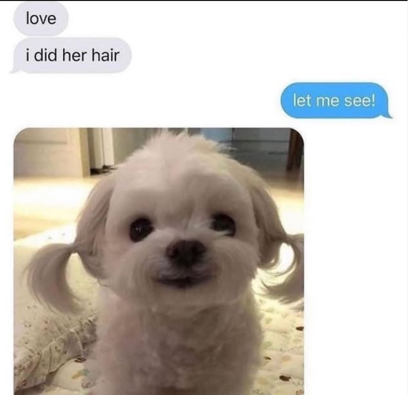 love i did her hair let me see!