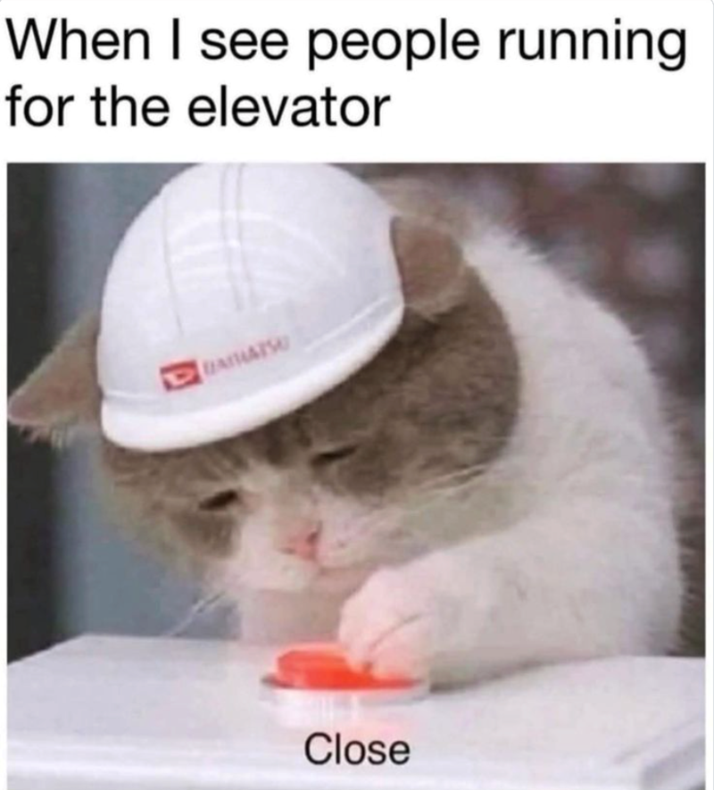 When I see people running for the elevator DAIHATSU Close