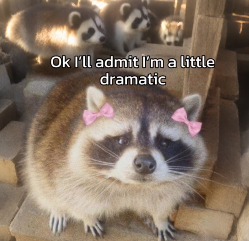 Ok I'll admit I'm a little dramatic