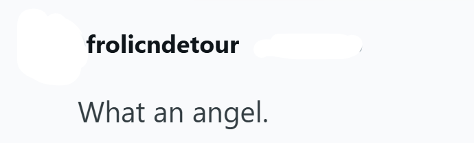 frolicndetour What an angel.