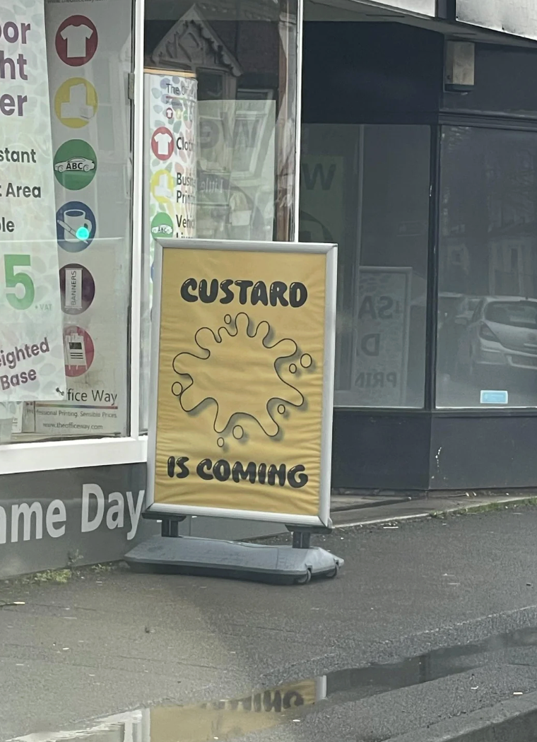 or ht er stant Area le ABC Busli Pri W 50 VAT eighted Base Veh CUSTARD fice Way onal Printing Sensible Prices www.theofficesay.com me Day IS COMING A24 C 4199