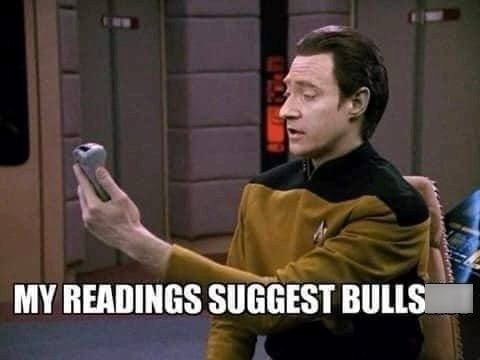 MY READINGS SUGGEST BULLS