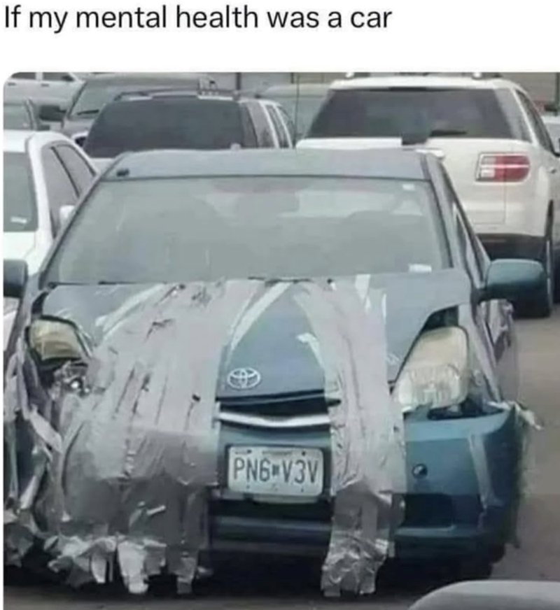 If my mental health was a car PNG V3V