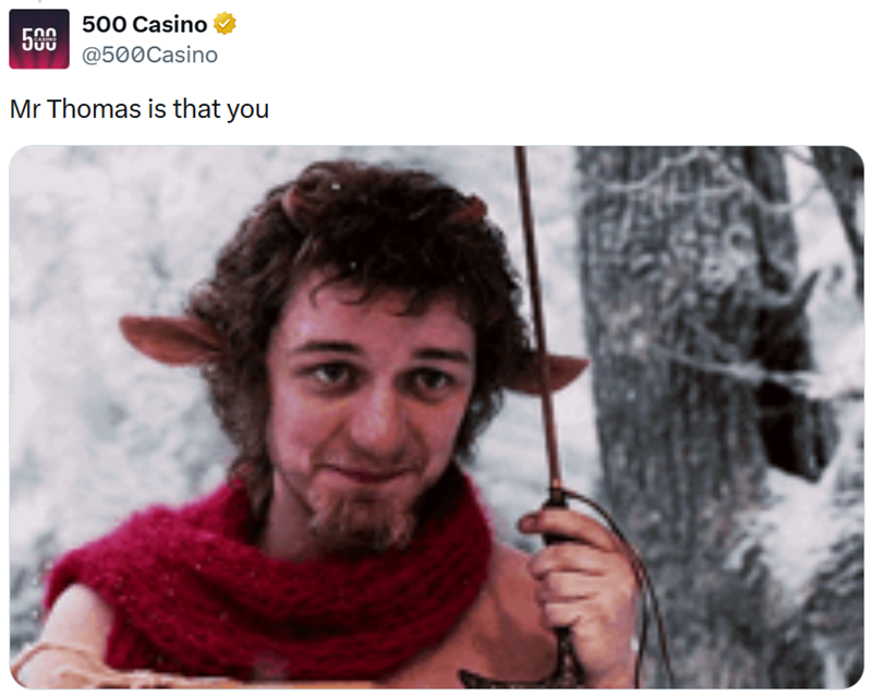 500 Casino @500Casino Mr Thomas is that you