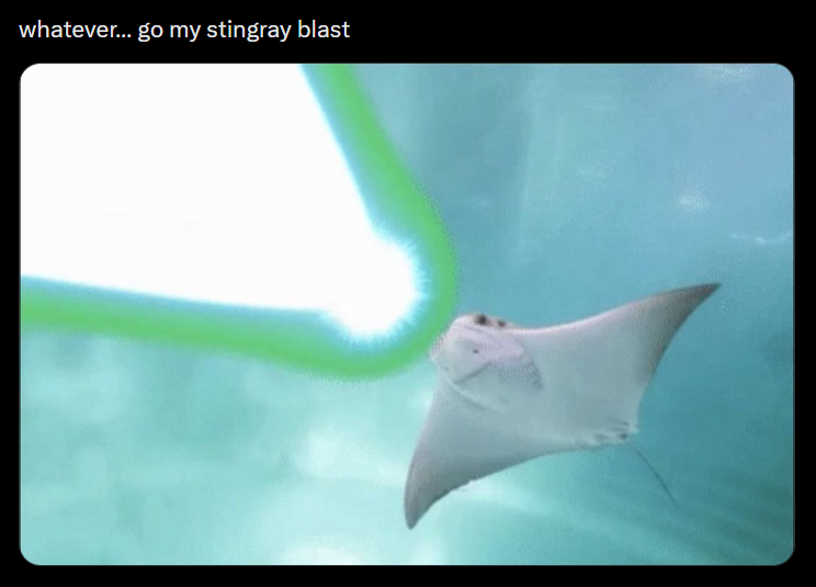 whatever... go my stingray blast
