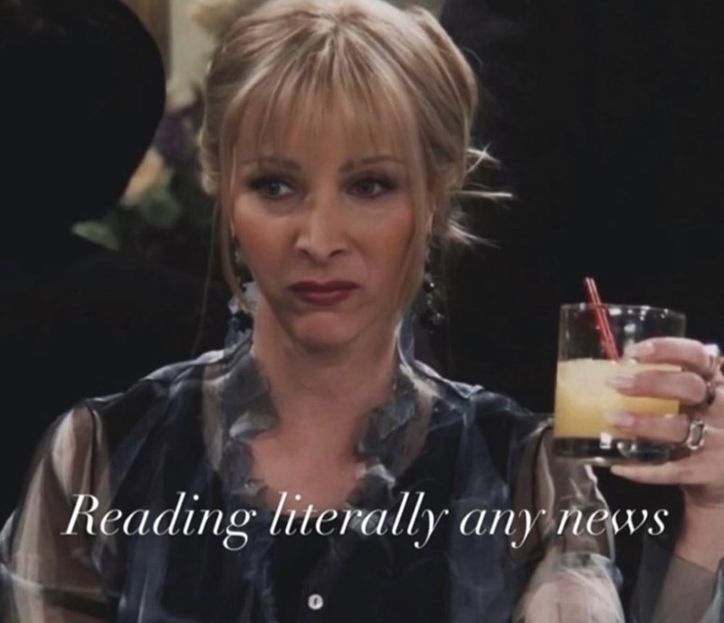 Reading literally any news