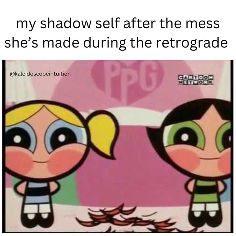 my shadow self after the mess she's made during the retrograde @kaleidoscopeintuition PPG CARTOON NETWORK B B