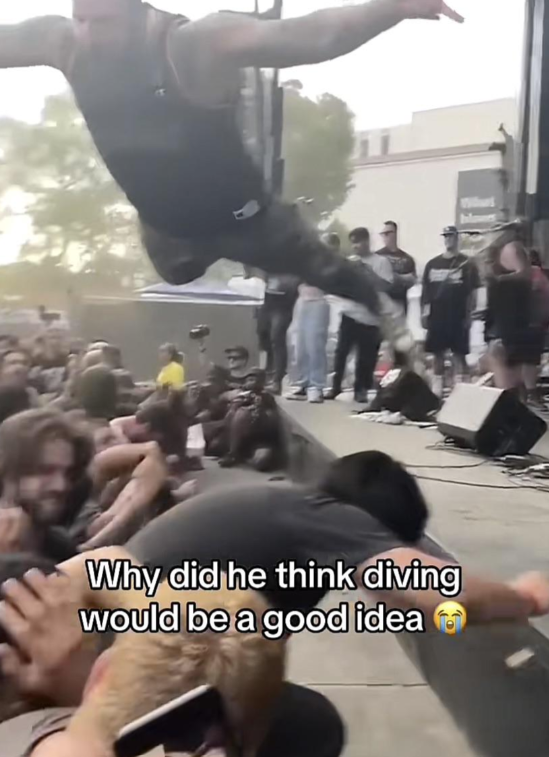 Why did he think diving would be a good idea