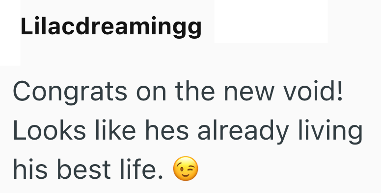 Lilacdreamingg Congrats on the new void! Looks like hes already living his best life.
