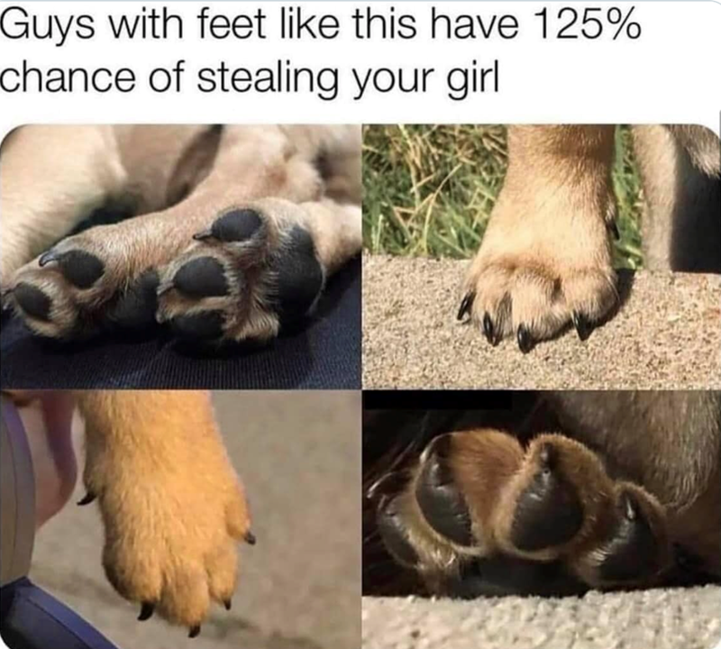 Guys with feet like this have 125% chance of stealing your girl