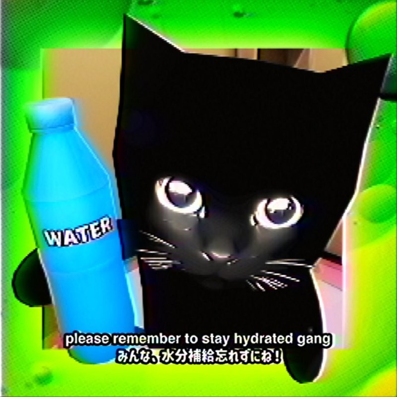 WATER please remember to stay hydrated gang みんな、水分補給忘れずにね!