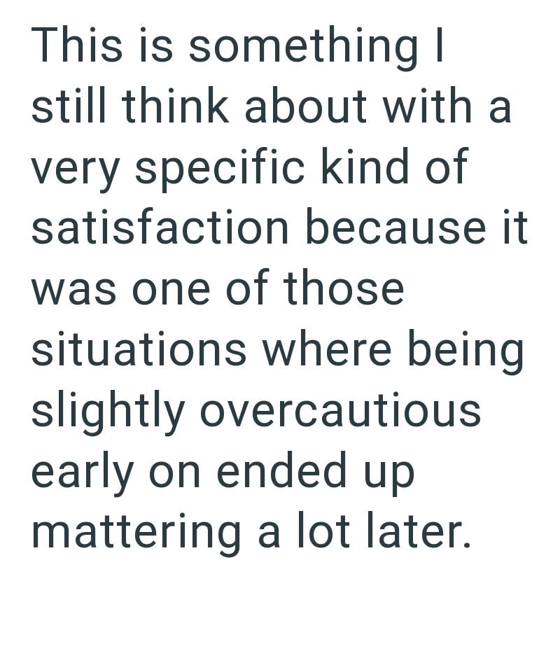 This is something I still think about with a very specific kind of satisfaction because it was one of those situations where being slightly overcautious early on ended up mattering a lot later.