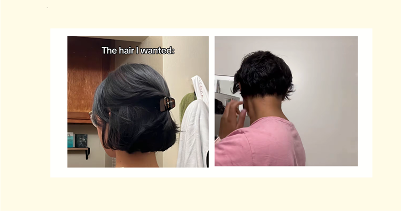 Before and after bob haircut