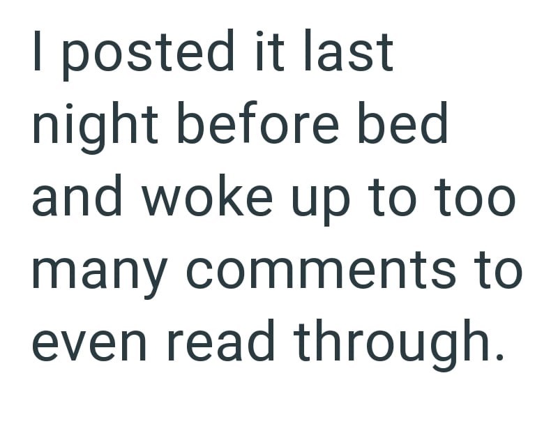 I posted it last night before bed and woke up to too many comments to even read through.