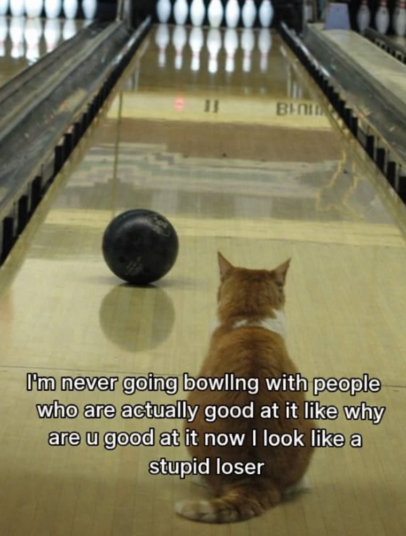 11 BINI I'm never going bowling with people who are actually good at it like why are u good at it now I look like a stupid loser