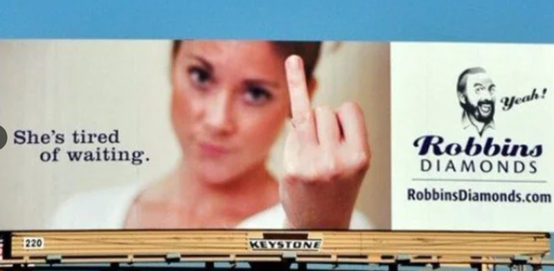 She's tired of waiting. 220 KEYSTONE Yeah! Robbins DIAMONDS RobbinsDiamonds.com