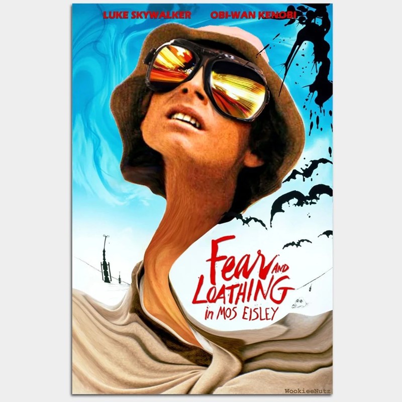 LUKE SKYWALKER OBI-WAN KENOBI Fear LOATHING in MOS EISLEY WookieeNutz